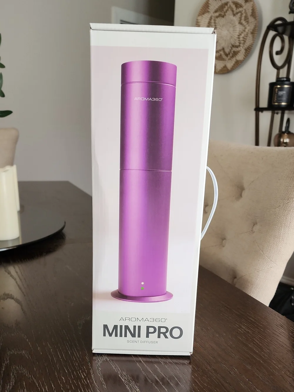 NIB Aroma360 Mini Pro Scent Diffuser - Purple